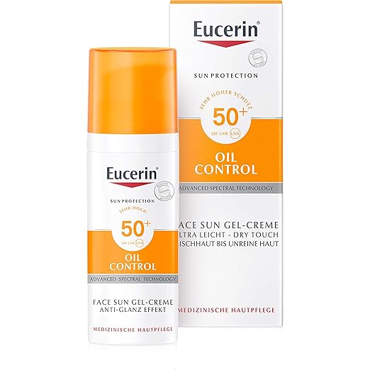 Eucerin Sun Gel Cream Oil Control Anti-Shine Effect SPF 50+ 50 ml