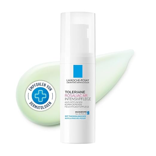 La Roche Posay Toleriane Rosaliac AR Intensive Care, Face Care for Redness and Rosacea Prone Skin, Moisturising Cream with Balancing Green Tone, Concealing Intensive Care, 40 ml