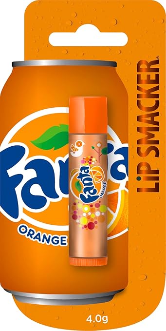 Lip Smacker - Coca-Cola Collection - Lip Balm for Children with Fanta Orange Flavour - Fanta Orange Flavour - Sweet Gift for Your Friends
