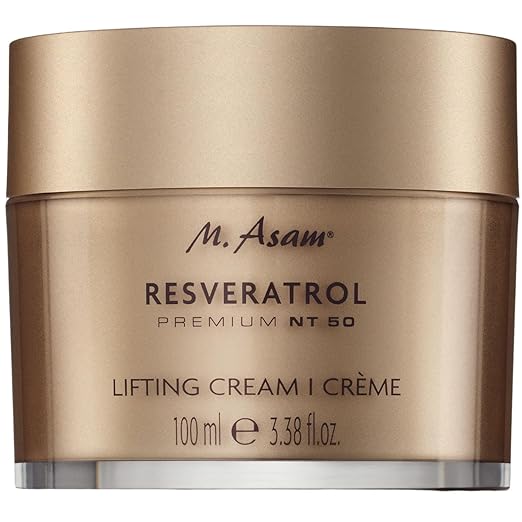 M. Asam Resveratrol Premium NT50 Lifting Cream XXL (100 ml) - Anti-Ageing Cream with Resveratrol for Smooth & Visibly Lifted Skin - Hyaluronic Cream, Face Care for All Skin Types