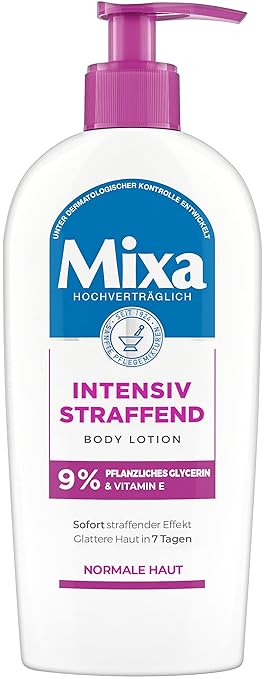 Mixa D3673400 Intensive Firming Body Lotion for Smoother Skin with Vitamin E and Vegetable Glycerine for Normal Skin 250 g