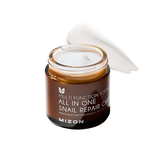 [MIZON] SNAIL ALL IN ONE REPAIR CREAM (75 ml) Korean Skincare - With Snail Slime Extract - Anti-Ageing - Blemish Care