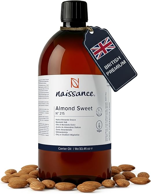 Naissance almond oil, sweet, 1 litre.