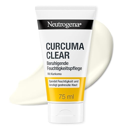 Neutrogena Curcuma Clear Soothing Moisturizer Facial Cream Blemished and Sensitive Skin 75 ml