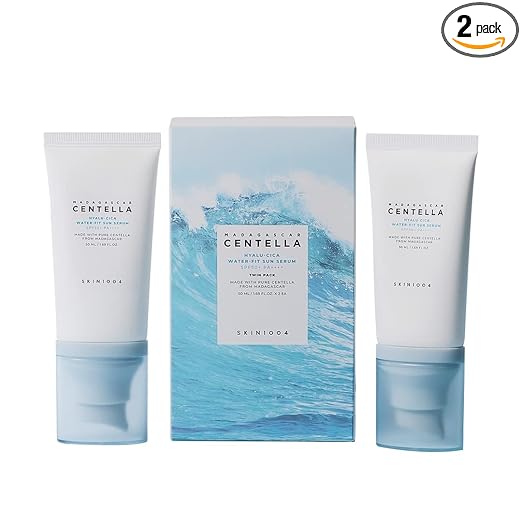 SKIN1004 Madagascar Centella Hyalu-Cica Water-Fit Sun Serum Set (2 Pieces)