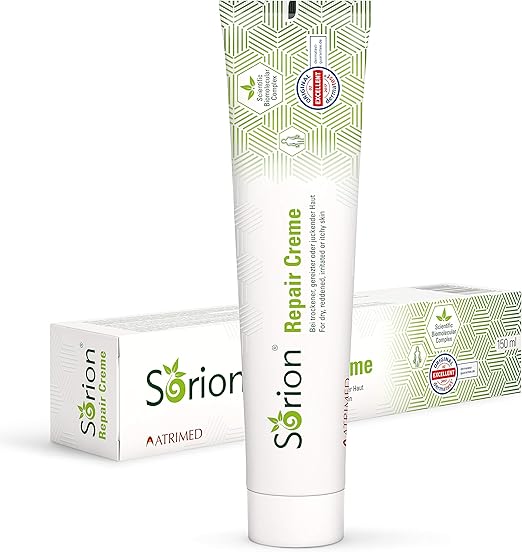 Sorion cream - also suitable for skin care in cases of psoriasis and eczema With coconut oil, Neem, Rubia Cordifolia, Turmeric and Wrightia tinctoria.