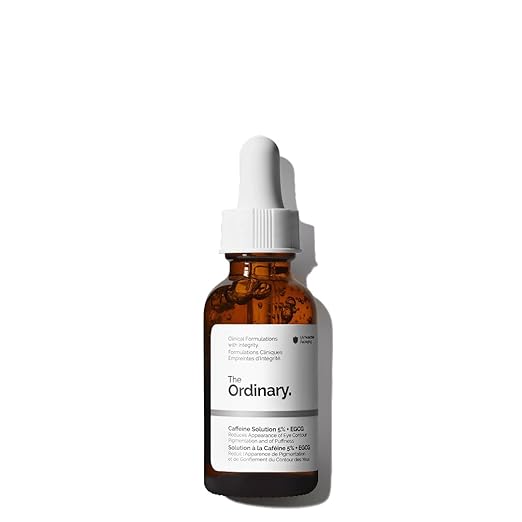 The Ordinary Caffeine Solution 5% + EGCG, Eye Serum Against Dark Circles and Tired Eyes, 30 ml