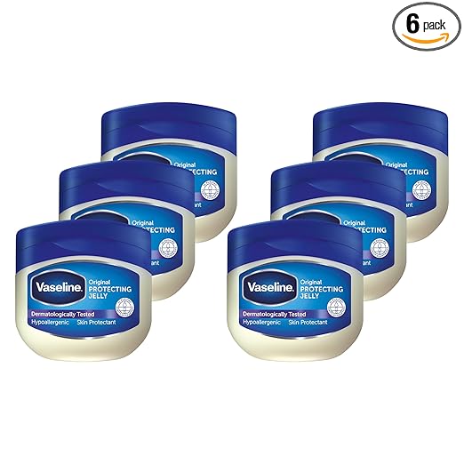 Vaseline Original Skin Protection, Skin Care for Cracked, Dry Skin and Eczema 6 x 50 ml
