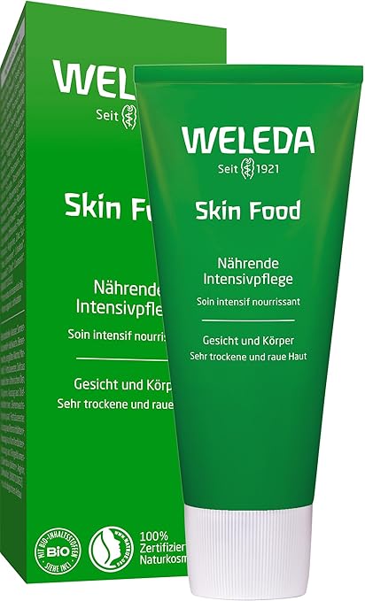WELEDA Bio Skin Food Moisturising Cream 75 ml - Rich Natural Cosmetics Skin Care SkinFood Skin Cream for the Care of Very Dry Skin Natural Body & Face Cream Intensively Nourishes the Skin